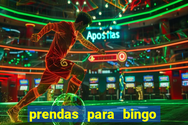 prendas para bingo de natal